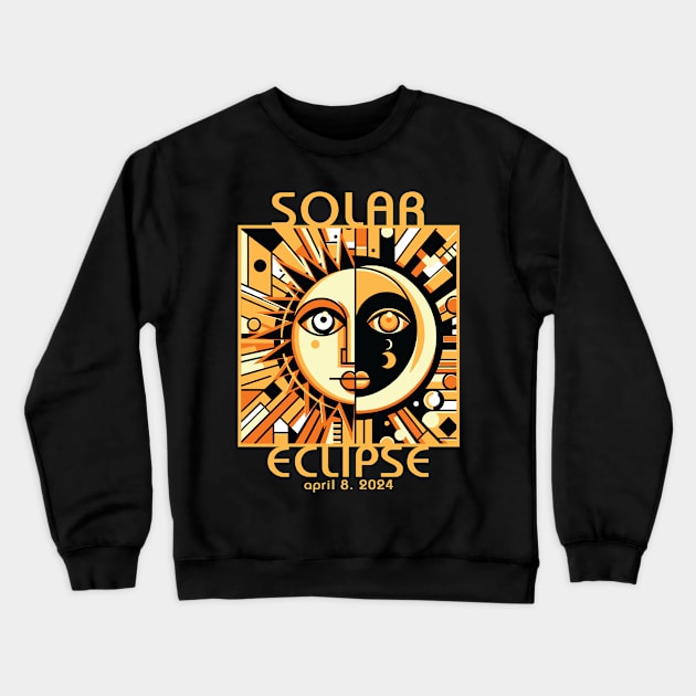 Solar Eclipse Crewneck Sweatshirt by MZeeDesigns